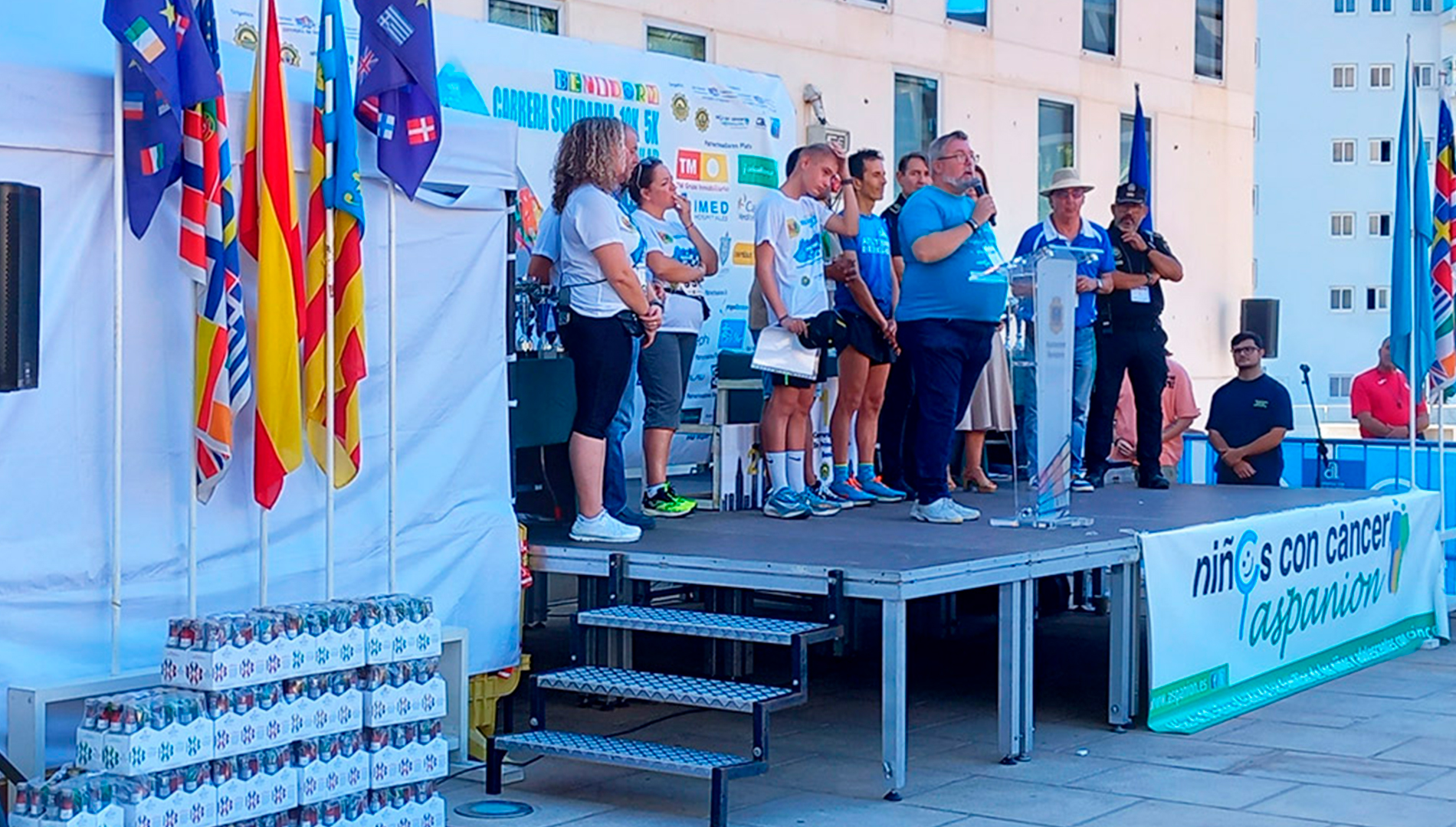 Gran participación en la carrera solidaria de ASPANION en Benidorm